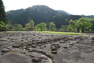 朝倉氏館の建物跡