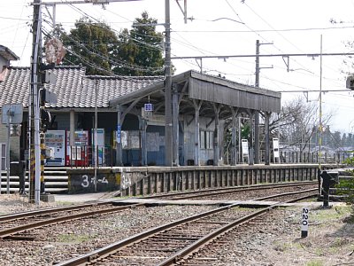 寺田駅立山線ホーム