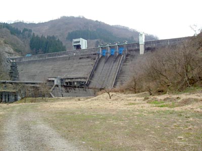 大日川ダム全景