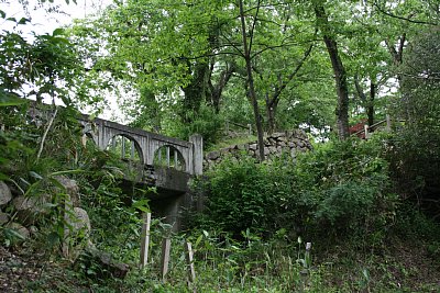 本丸南側の空堀