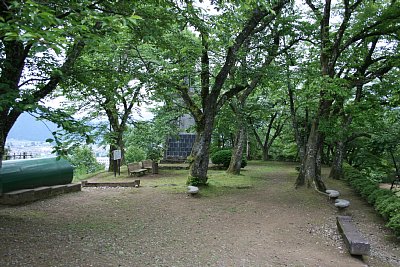 本丸北側の曲輪