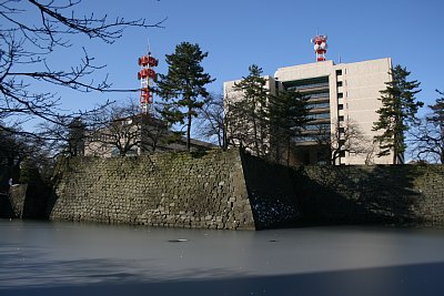 福井城瓦御門跡石垣