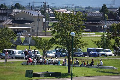 ミニ鉄道が運行中です