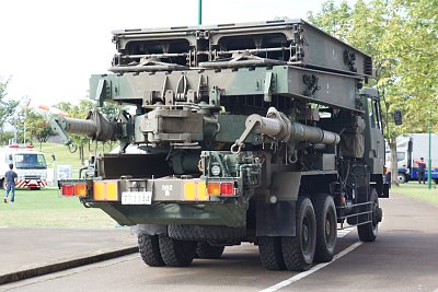 81式自走架柱橋の後部