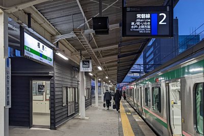 駅舎とホーム