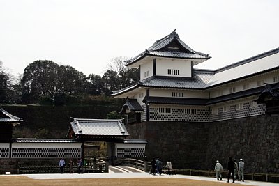 金沢城　橋爪門続櫓・橋爪門・橋爪橋