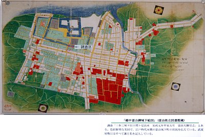 富山城下町古絵図