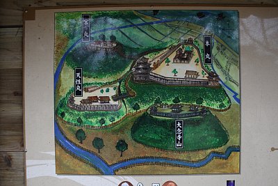 小丸山城縄張り図