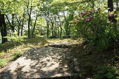 主郭への虎口がこことなります