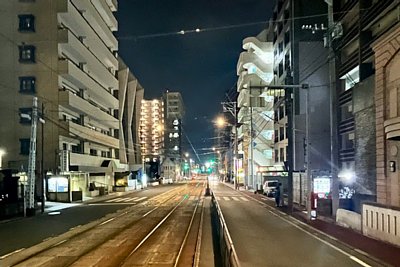 夜の停留場