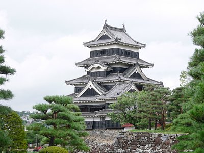 現存天守・国宝　松本城