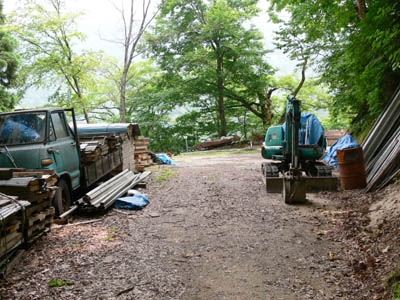 �������݂̋@�ނ��u���Ă���n�_���O���̎n�_�ł�