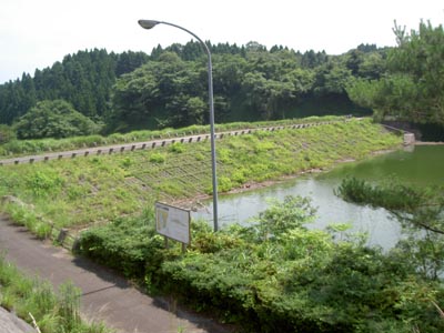 宮田防災ダム全景