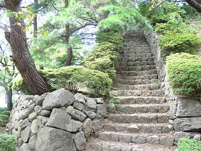 本丸への石段