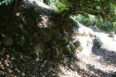 二の丸大手口の石垣