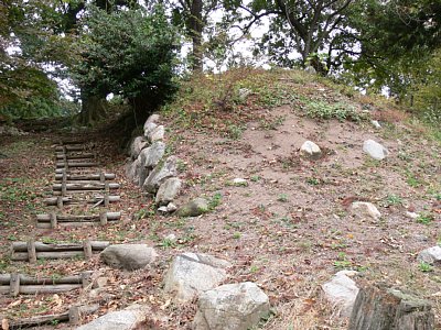 二の丸への大手口