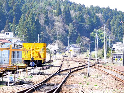 以前はここから線路が２本出ていたのに・・・