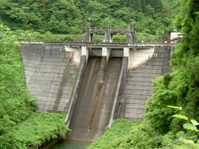 小俣ダム全景