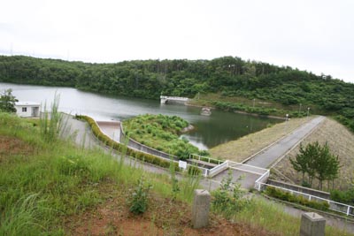 大坪川ダム全景