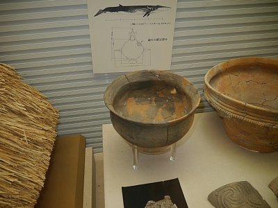 竪穴式住居の内