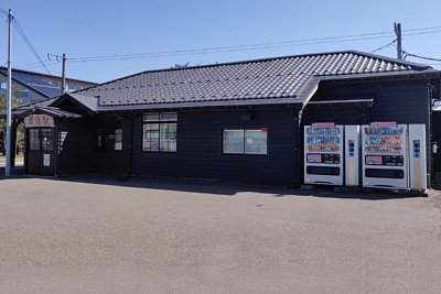 終点駅となる犀潟駅