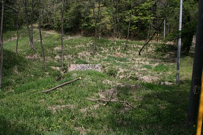 首洗い池跡・・・