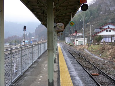 猪谷駅神岡線ホーム跡