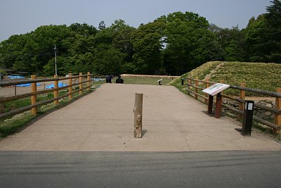 大手東側の北側土橋