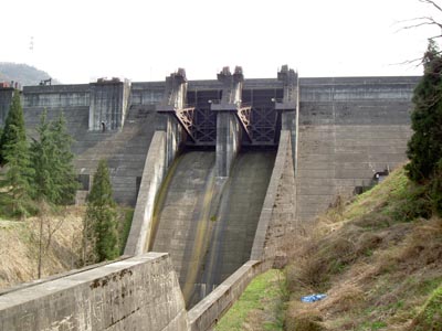 手取川第3ダム全景