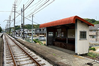 宮の奥停留場ホーム