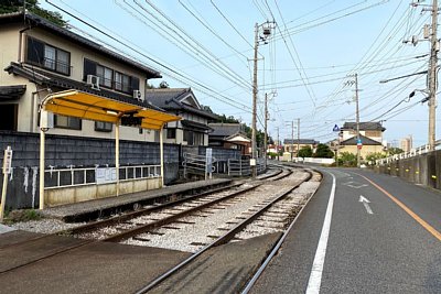 ペイント電停あり