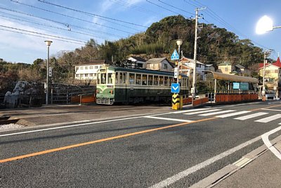 一条橋停留場ホーム