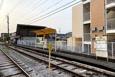 篠原停留場ホーム