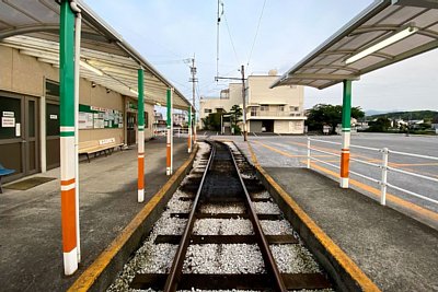 後免町停留場ホーム