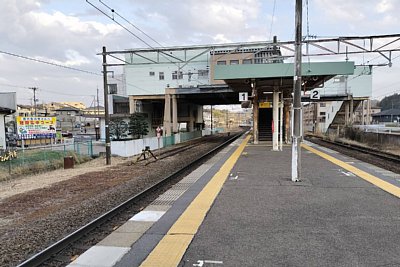 待避線があったことがわかる