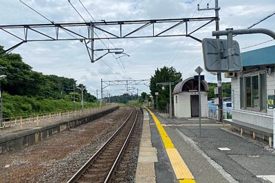 中線が撤去されているのが判る