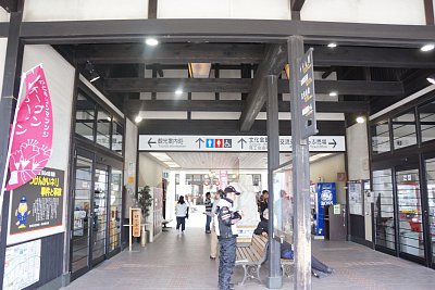 道の駅「輪島「ふらっと訪夢」のコンコース