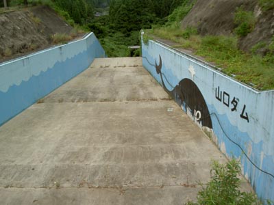 導流部の側面には鯨の絵が