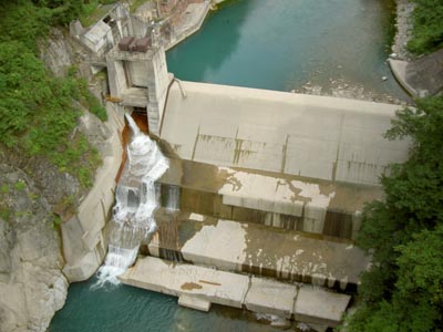 吉野谷ダム全景