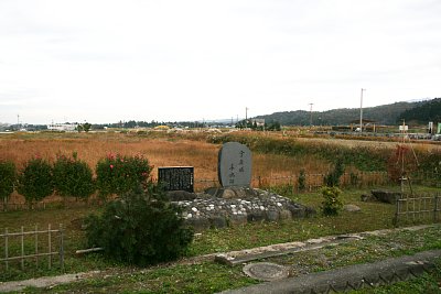 弓庄城本丸跡全景